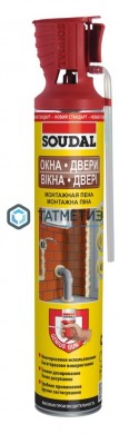 Пена монтажная SOUDAL  GENIUS GUN 750мл /12 |  «ТАТМЕТИЗ» Пена монтажная SOUDAL  GENIUS GUN 750мл /12 -  магазин крепежа «ТАТМЕТИЗ»