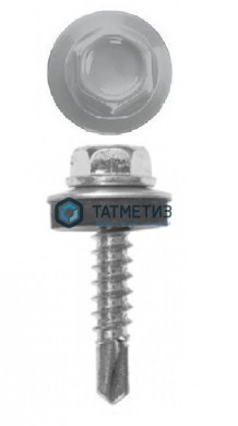 Саморез окраш.кров. 5,5х19 /7004/  (250 шт/уп)  МК -  магазин крепежа «ТАТМЕТИЗ»