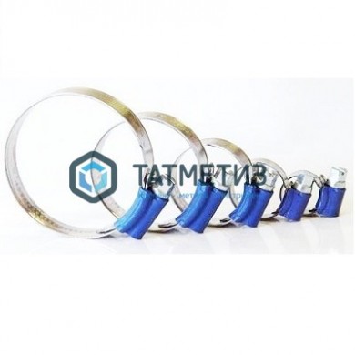 Хомут червячный тип АВА, цинк W1,  35-51 мм (25 шт) |  «ТАТМЕТИЗ» Хомут червячный тип АВА, цинк W1,  35-51 мм (25 шт) -  магазин крепежа «ТАТМЕТИЗ»