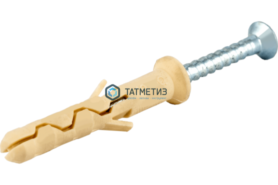 Дюбель-гвоздь  6х40 потай (150 шт/уп) КТ |  «ТАТМЕТИЗ» Дюбель-гвоздь  6х40 потай (150 шт/уп) КТ -  магазин крепежа «ТАТМЕТИЗ»
