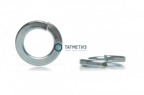 Шайба гроверная DIN 127, оц  М8 -  магазин крепежа «ТАТМЕТИЗ»