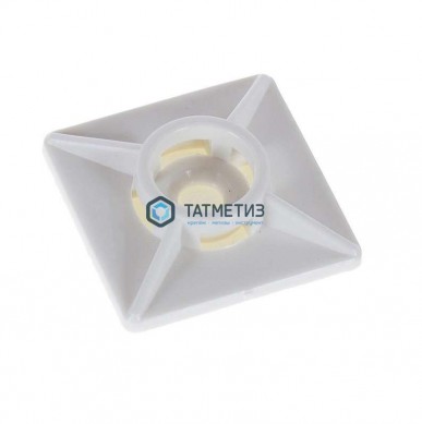 Площадка д/хом 27*27 белая (500 шт/уп.) |  «ТАТМЕТИЗ» Площадка д/хом 27*27 белая (500 шт/уп.) -  магазин крепежа «ТАТМЕТИЗ»