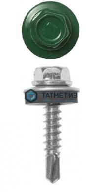 Саморез окраш.кров. 5,5х19 /6005/ зеленый -  магазин крепежа «ТАТМЕТИЗ»