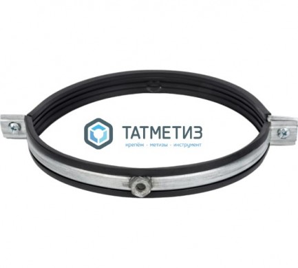 Хомут для воздуховодов D 800мм с уплотнителем М10 |  «ТАТМЕТИЗ» Хомут для воздуховодов D 800мм с уплотнителем М10 -  магазин крепежа «ТАТМЕТИЗ»