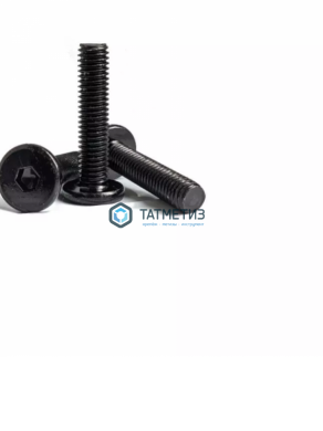 Винт с плоской головкой и внутр 6-гр, оксид  6х 25 |  «ТАТМЕТИЗ» Винт с плоской головкой и внутр 6-гр, оксид  6х 25 -  магазин крепежа «ТАТМЕТИЗ»