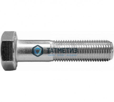 Болт М16 х 75 DIN 931 А2 нержавейка (25 шт/уп) неполная резьба |  «ТАТМЕТИЗ» Болт М16 х 75 DIN 931 А2 нержавейка (25 шт/уп) неполная резьба -  магазин крепежа «ТАТМЕТИЗ»