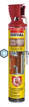 Пена монтажная SOUDAL  GENIUS GUN 750мл /12 |  «ТАТМЕТИЗ» Пена монтажная SOUDAL  GENIUS GUN 750мл /12 -  магазин крепежа «ТАТМЕТИЗ»