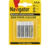Батарейка алкалиновая тип AAA / LR03 1.5В (уп.4шт) Navigator 94751 -  магазин крепежа «ТАТМЕТИЗ»