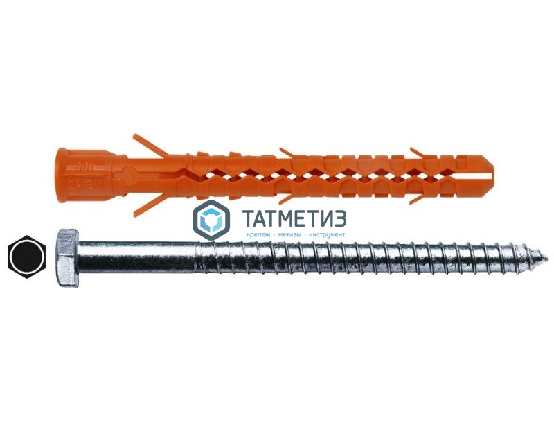 MB-SS Дюбель фасадный 10х100мм с увеличенной распорной зоной (50) MB-SS Дюбель фасадный 10х100мм с увеличенной распорной зоной (50)