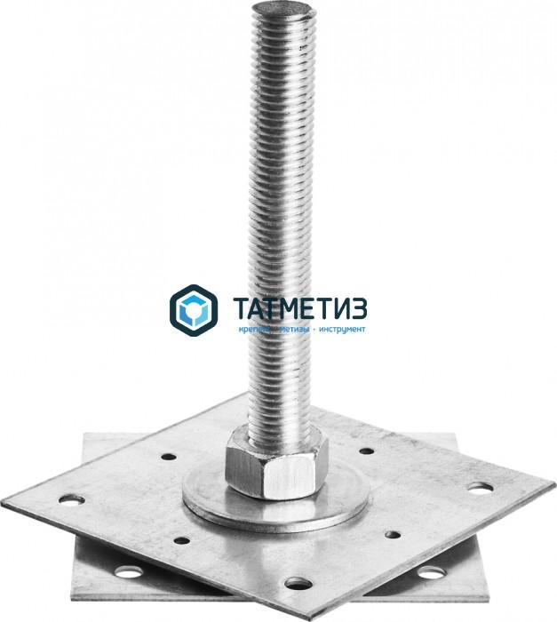 Анкер регулировочный по высоте ARH (140 х 140 мм)-М24, H-200мм Анкер регулировочный по высоте ARH (140 х 140 мм)-М24, H-200мм