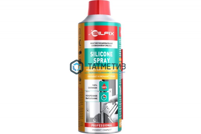 Смазка SILFIX силиконовая многофункциональная 450 мл Смазка SILFIX силиконовая многофункциональная 450 мл