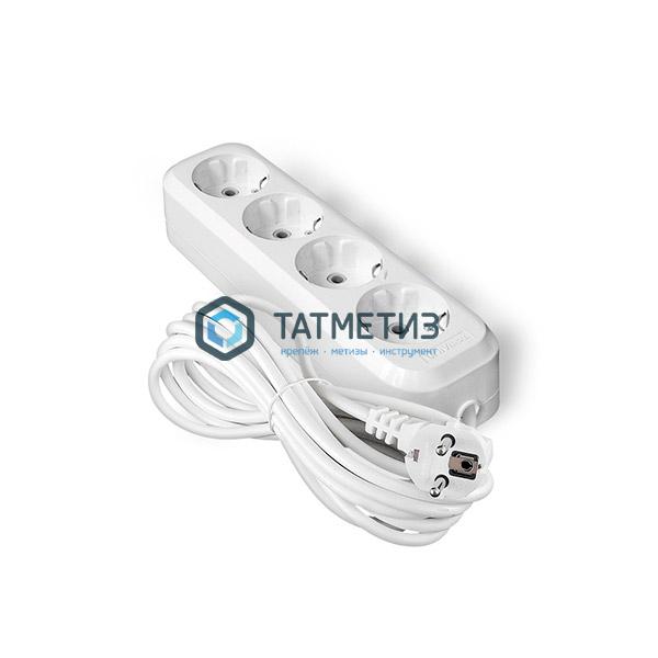 Удлинитель бытовой 4х5м с/з, 13А, ПВС 3х1,0, АВС-пластик Universal E-304 Удлинитель бытовой 4х5м с/з, 13А, ПВС 3х1,0, АВС-пластик Universal E-304