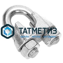 Зажим троса DIN 741 16  (25 шт/уп) F |  «ТАТМЕТИЗ» Зажим троса DIN 741 16  (25 шт/уп) F -  магазин крепежа «ТАТМЕТИЗ»