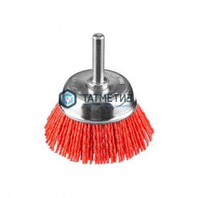 Щетка для дрели чашка  50 мм, нейлоновая проволока с абразивным покрытием, ЗУБР ПРОФ |  «ТАТМЕТИЗ» Щетка для дрели чашка  50 мм, нейлоновая проволока с абразивным покрытием, ЗУБР ПРОФ -  магазин «ТАТМЕТИЗ»