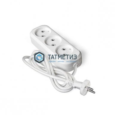 Удлинитель бытовой 3х5м б/з, 10А АВС-пластик E-203 Универсал -  магазин «ТАТМЕТИЗ»