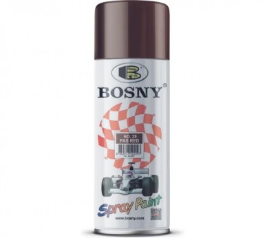 Краска аэроз. BOSNY 400 мл. №029  КРАСНО-КОРИЧНЕВАЯ -  магазин крепежа «ТАТМЕТИЗ»
