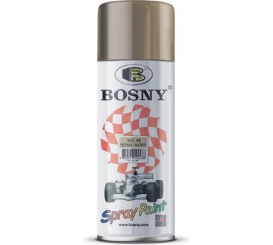 Краска аэроз. BOSNY 520 мл. №048  СЛОНОВАЯ КОСТЬ -  магазин крепежа «ТАТМЕТИЗ»