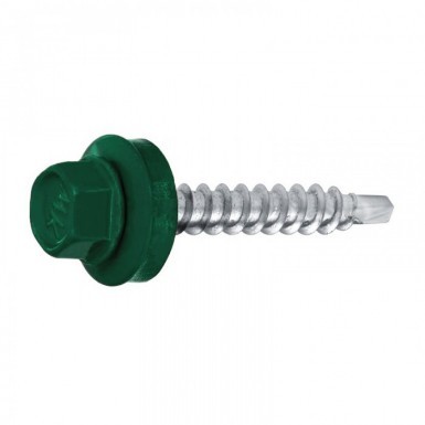 Саморез окраш.кров. 5,5х25 /6026/ (250 шт/уп) ТК |  «ТАТМЕТИЗ» Саморез окраш.кров. 5,5х25 /6026/ (250 шт/уп) ТК -  магазин «ТАТМЕТИЗ»