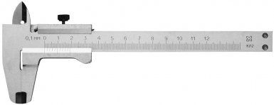 Штангенциркуль 125 мм шаг 0,1, металлический тип 1, класс точности 2 -  магазин крепежа «ТАТМЕТИЗ»