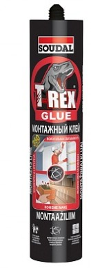 Клей монтажный T-REX "Моментальная схватываемость" red 310 мл / 12 -  магазин «ТАТМЕТИЗ»