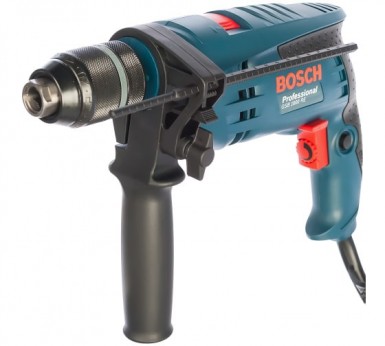 Дрель BOSCH GSB 1600 RE, ударная, 700Вт, БЗП -  магазин «ТАТМЕТИЗ»