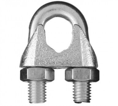 Зажим троса DIN 741 19 20 GL |  «ТАТМЕТИЗ» Зажим троса DIN 741 19 20 GL -  магазин «ТАТМЕТИЗ»