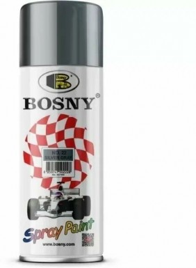 Краска аэроз. BOSNY 520 мл. №022  СЕРЕБРЯНО-СЕРАЯ -  магазин крепежа «ТАТМЕТИЗ»