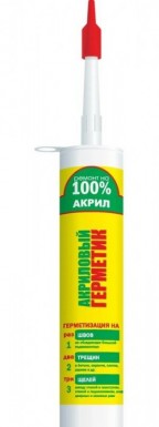 Герметик акриловый РЕМОНТ БЕЛЫЙ 260 мл / 12 -  магазин «ТАТМЕТИЗ»