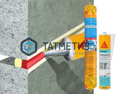 Полиуретановый герметик Sikaflex Construction+ белый 300 мл 12 -  магазин «ТАТМЕТИЗ»