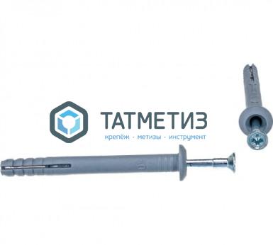Дюбель-гвоздь  6х60 гриб (200 шт/уп) ТК |  «ТАТМЕТИЗ» Дюбель-гвоздь  6х60 гриб (200 шт/уп) ТК -  магазин крепежа «ТАТМЕТИЗ»