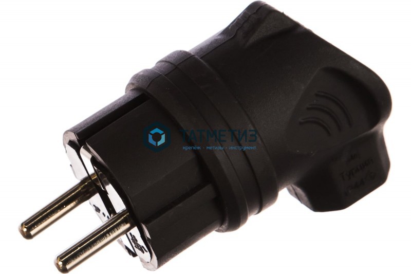 Эл.вилка каучук кабельная, боковой ввод, с з ИЭК ОМЕГА IP44 Эл.вилка каучук кабельная, боковой ввод, с з ИЭК ОМЕГА IP44