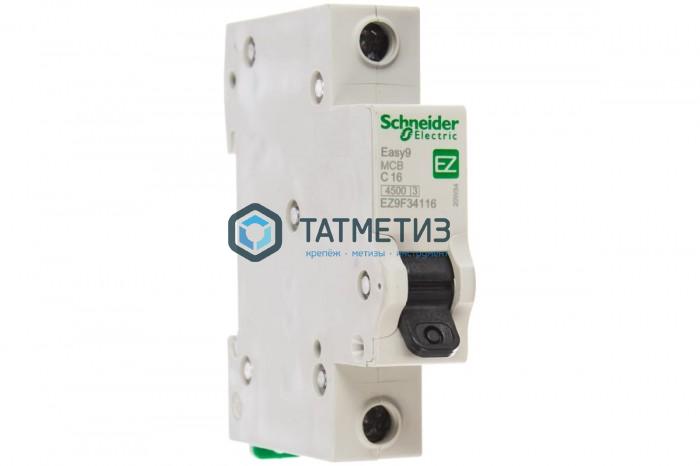 Выключатель автоматический модульный 1п C 16А 4.5кА EASY9 =S= SchE Выключатель автоматический модульный 1п C 16А 4.5кА EASY9 =S= SchE