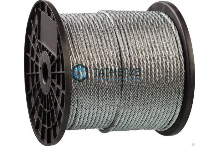 Трос ср.мягкости  ART 8379 7х7 А2 нержавейка   6мм (250 м/бух) Трос ср.мягкости  ART 8379 7х7 А2 нержавейка   6мм (250 м/бух)