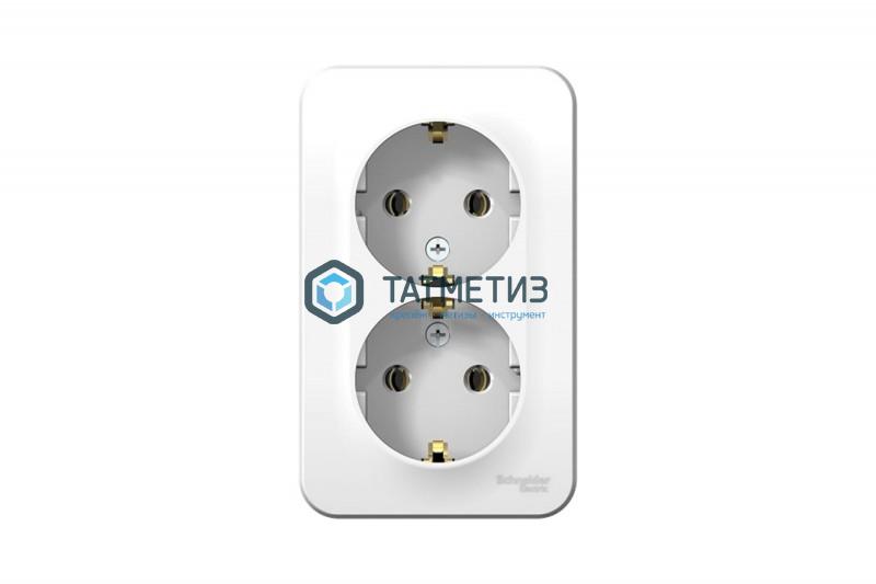 Розетка 2-м ОП BLANCA 16А 250В без заземл., бел., с изолирующей пластиной, без шторок Розетка 2-м ОП BLANCA 16А 250В без заземл., бел., с изолирующей пластиной, без шторок
