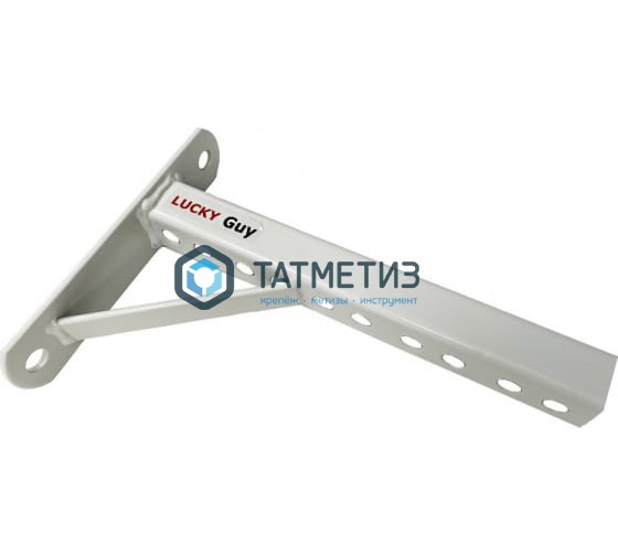 Консольный кронштейн с опорой L=250 мм окрашенный RAL 7035 (8) Консольный кронштейн с опорой L=250 мм окрашенный RAL 7035 (8)