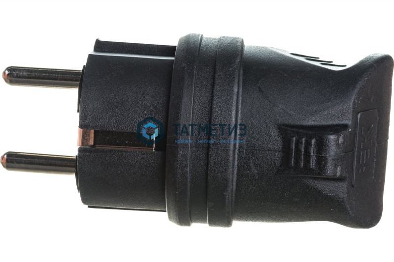 Эл.вилка каучук кабельная, боковой ввод, с з ИЭК ОМЕГА IP44 Эл.вилка каучук кабельная, боковой ввод, с з ИЭК ОМЕГА IP44