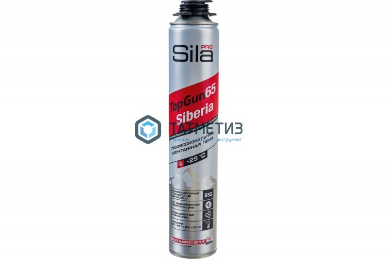 Пена монтажная проф Sila Pro SIBERIA ЗИМНЯЯ TopGun 65 850 мл /12 Пена монтажная проф Sila Pro SIBERIA ЗИМНЯЯ TopGun 65 850 мл /12