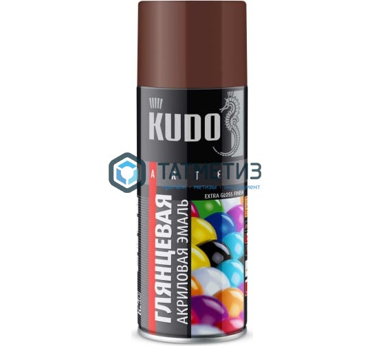 Краска аэроз. KUDO 520 мл. №1024  КРАСНО-КОРИЧНЕВАЯ  RAL 8012 Краска аэроз. KUDO 520 мл. №1024  КРАСНО-КОРИЧНЕВАЯ  RAL 8012