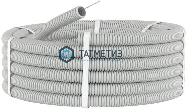 Гофротруба ПВХ с зондом 25мм (50м) IEK |  «ТАТМЕТИЗ» Гофротруба ПВХ с зондом 25мм (50м) IEK -  магазин крепежа «ТАТМЕТИЗ»
