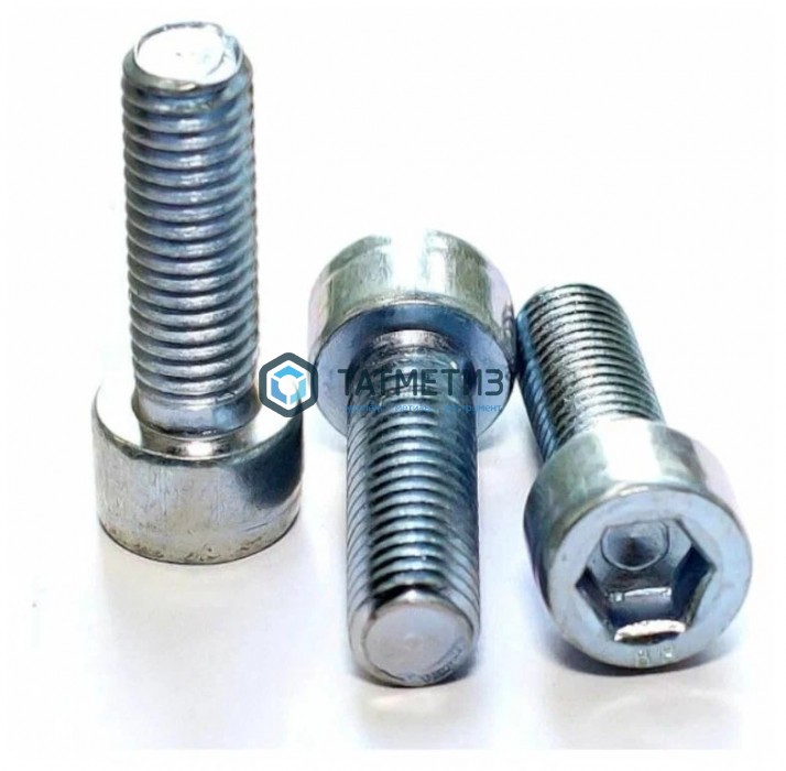 Винт с внутр 6-гр DIN 912, оц 10х 35  (уп 25 кг / 840 шт)* Винт с внутр 6-гр DIN 912, оц 10х 35  (уп 25 кг / 840 шт)*