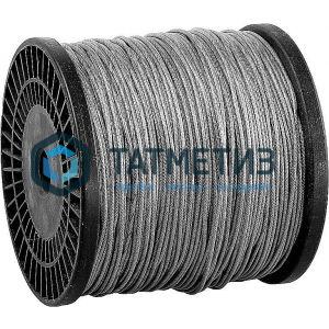 Трос  стальной оц. 8 мм DIN 3068  ( 110 м/бух) КТ Трос  стальной оц. 8 мм DIN 3068  ( 110 м/бух) КТ