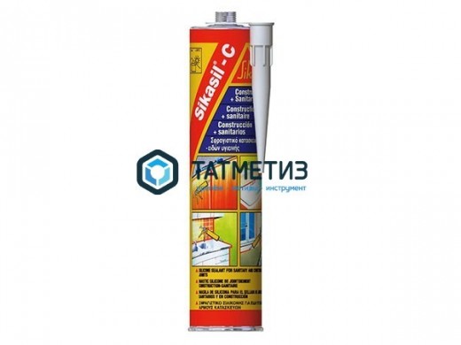 Герметик силиконовый Sikasil-C нейтральный санитарный прозрачный 300 мл 12 |  «ТАТМЕТИЗ» Герметик силиконовый Sikasil-C нейтральный санитарный прозрачный 300 мл 12 -  магазин крепежа «ТАТМЕТИЗ»