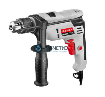 Дрель ударная, ЗУБР ДУ-550 ЭР, патрон 13 мм, реверс, сталь 10 мм бетон 10 мм дерево 20 мм, 550 Вт |  «ТАТМЕТИЗ» Дрель ударная, ЗУБР ДУ-550 ЭР, патрон 13 мм, реверс, сталь 10 мм бетон 10 мм дерево 20 мм, 550 Вт -  магазин крепежа «ТАТМЕТИЗ»