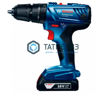 Дрель-шуруповерт аккумуляторная Bosch GSB 180-LI 2x2,0 Ач |  «ТАТМЕТИЗ» Дрель-шуруповерт аккумуляторная Bosch GSB 180-LI 2x2,0 Ач -  магазин крепежа «ТАТМЕТИЗ»