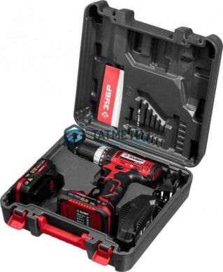 Дрель-шуруповерт 18 В, 2 АКБ (2Ач), в кейсе, ЗУБР |  «ТАТМЕТИЗ» Дрель-шуруповерт 18 В, 2 АКБ (2Ач), в кейсе, ЗУБР -  магазин крепежа «ТАТМЕТИЗ»