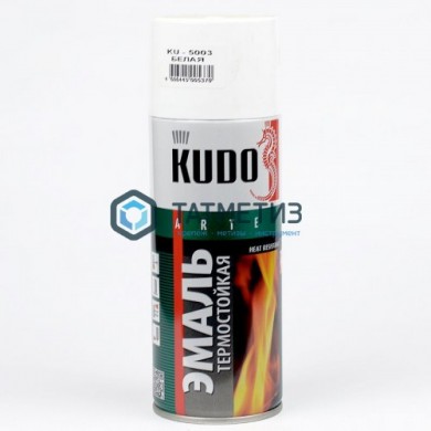 Эмаль термостойкая, белая, АЭРОЗОЛЬ, 520мл, KUDO 5003 |  «ТАТМЕТИЗ» Эмаль термостойкая, белая, АЭРОЗОЛЬ, 520мл, KUDO 5003 -  магазин крепежа «ТАТМЕТИЗ»
