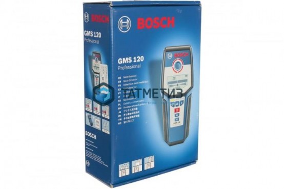 ДЕТЕКТОР BOSCH GMS 120 PROF -  магазин крепежа «ТАТМЕТИЗ»