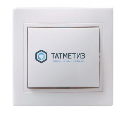 Выключатель 1-кл. СП КВАРТА 10А белый |  «ТАТМЕТИЗ» Выключатель 1-кл. СП КВАРТА 10А белый -  магазин крепежа «ТАТМЕТИЗ»