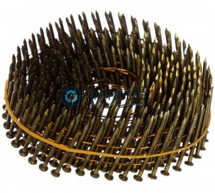 Гвозди с кольцевой накаткой на кассетах  2,5 х 65  (300 шт/кас, 7200 шт/кор)  BKRI  (ершеные) |  «ТАТМЕТИЗ» Гвозди с кольцевой накаткой на кассетах  2,5 х 65  (300 шт/кас, 7200 шт/кор)  BKRI  (ершеные) -  магазин крепежа «ТАТМЕТИЗ»