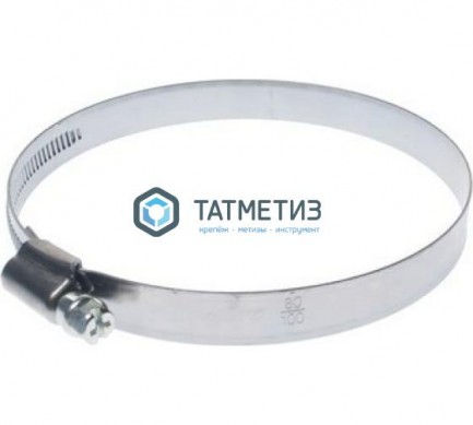 Хомут винтовой Ф80-100/ нерж А2 |  «ТАТМЕТИЗ» Хомут винтовой Ф80-100/ нерж А2 -  магазин крепежа «ТАТМЕТИЗ»